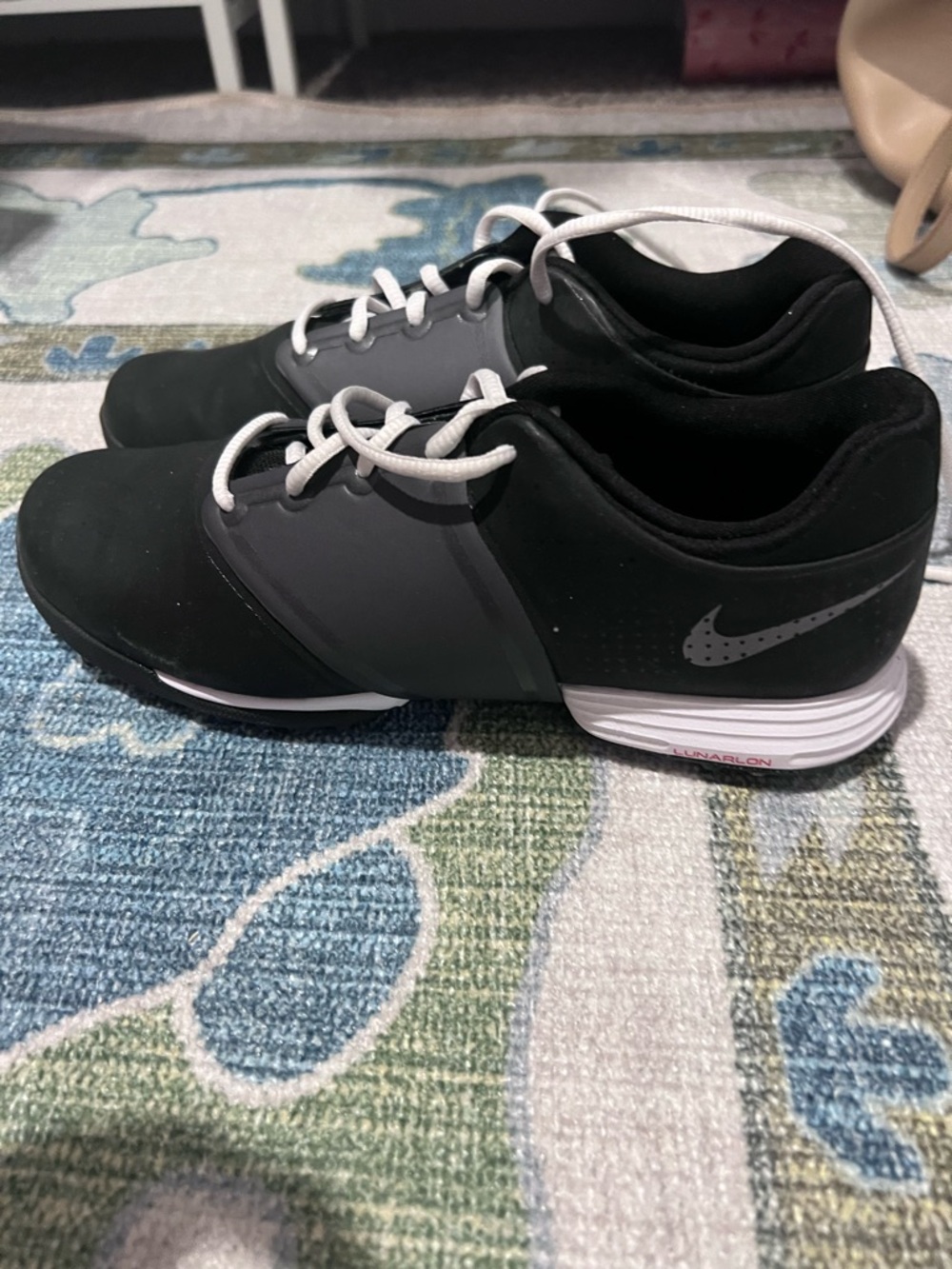 Nike Black Sneakers with White Laces